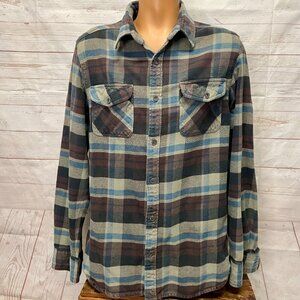 Iron & Resin Conejo Heavy Cotton Plaid Shirt